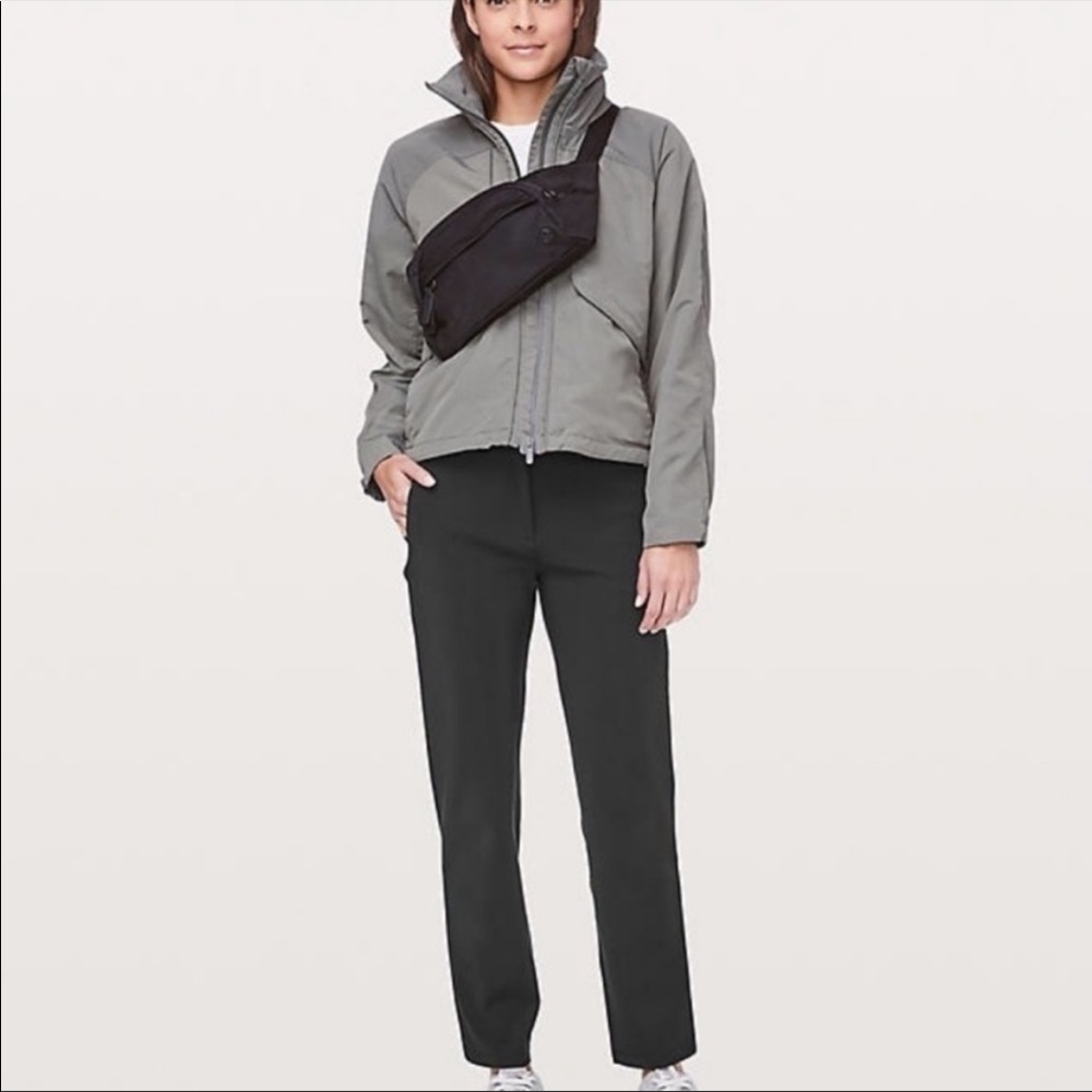 Lululemon Athletica ‘On The Move’ Black Pants Size 12 Ponte Trousers